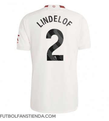 Manchester United Victor Lindelof #2 Tercera Equipación 2023-24 Manga Corta